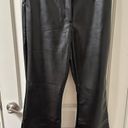 Abercrombie & Fitch Vegan Leather Flare Pants Curve Love Photo 0