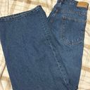 Motel Rocks Roomy Extra Wide Low Rise Jeans in Mid blue Photo 3