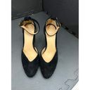 Soludos  The Colette Black Split Suede Leather Block Heels Size 7 Photo 1