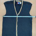 American Vintage Vintage Grandpacore Grandpa knit sweater vest cabin cozy granny retro size L Photo 4