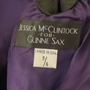 Jessica McClintock VINTAGE 90s  GUNNE SAX Purple Spaghetti Strap Gown Sz 5/6 Photo 7