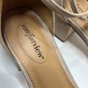 Comfortview Beige Tan Nude Strap Chunky Low Heel Open Toe Photo 2