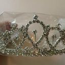 Faux Crystal Wedding/Prom/Bat Mitzvah Crown Silver Photo 0