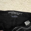 American Eagle  black distressed high rise jeggings size 4 Photo 4