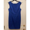 Tracy Reese Plenty Dresses by  Jilian Scuba Lazer-Cut Dress Sz 14 Cobalt Blue NWT Photo 1