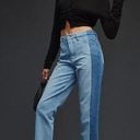 Good American  Good Boy Two Tone High-Rise Straight Boyfriend Jeans 4 / 27 Photo 0