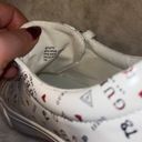 GUESS NWT  white sneakers with patchwork logo Limited Edition Dead Stock Photo 6