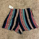 Lush Clothing NWT Lush Multi color high waist striped shorts XS Photo 5