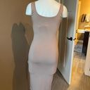 Naked Wardrobe Hourglass Midi Dress Nude Tan Large New Photo 6