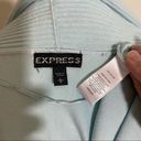 EXPRESS NWOT  Light Blue Knit Cardigan Sweater Open Front 100% Cotton Large New Photo 3