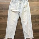 American Eagle Highest Rise 90s Boyfriend Jeans Cotton‎ Denim Size 14 Distressed Photo 0