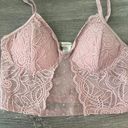 Bozzolo  Women's Pink Lace Bralette Wireless Adjustable Straps Breathable S Photo 0