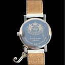 Juicy Couture  Watch Rainbow Number Face Silver “J” Charm White Leather Strap Photo 8