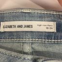 Elizabeth and James  Women's Light Wash High Rise Flare Denim Jeans Size 18 Photo 6