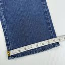 Lee Relaxed Straight Leg At The Waist Jeans Size 12 Short Blue High Rise Photo 10