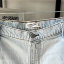 Abercrombie & Fitch  Curve Love The Cut Off Light Blue Wash High Rise Shorts 34 Photo 1