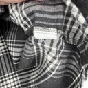 The North Face  Women’s Gray Plaid Flannel Long Sleeve Button Shirt Medium Photo 4