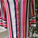 Est. 1946  Women Multicolor Polyester Collared Long Sleeve Button Down Shirt 20W Photo 3