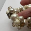 Monet Signed  Stretchy Stretch Bead Beaded Bracelet Chunky Statement Style Photo 4