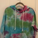 SheIn Fabulous Tie Dye Hoodie / Top Sleeves Cut Down To Short  Photo 3