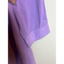 DKNY  Purple Pastel Lavender button down collar Womens Size Medium Photo 4