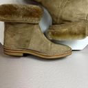 Jimmy Choo  Womens Tan Suede Shearling Lined Ankle Boots Size 37 US 6.5-7 Photo 4