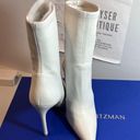 Stuart Weitzman Women's 100 Stretch High Heel Booties white #chic #casual #party #classic #winter Photo 3