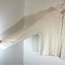 Banana Republic NWT  Ivory Knit Pullover Alpaca Minimalist Cozy Hoodie Size S Photo 4