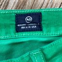 AG Adriano Goldschmied  Women's The Stevie Slim Straight Green Corduroys Size 28R Photo 7