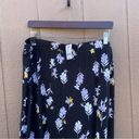 Lane Bryant NWT  Womens Skirt Maxi Slit Black Purple Floral Plus Size 18/20 Photo 3