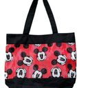 Disney  Mickey‎ Mouse Women's Mesh Shoulder Tote Bag Black/Red One Size Photo 1