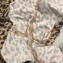 Aerie  Leopard Cheetah Animal Print Cuffed High Rise Pull On Shorts size XL Photo 3