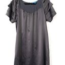 Walter Baker Walter x  Gray Silk Satin Shift Dress Size Medium Photo 0