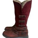 Krass&co Bos. & .  Women’s Capri Tall Boot 38 Shearling Strappy  Burnished USA 7-7.5 Photo 0