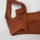 Good American NEW  Bikini Top Always Fits Textured Rust Brown 1/2 US S/M NWOT Photo 5