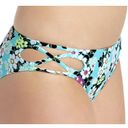 California Waves  Womens Floral Strappy Swim Bottom Separates Small NWT Photo 1