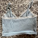 Aeropostale White Lace Crop Tank Top Photo 1