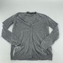 Tommy Hilfiger  Gray Button Front V Neck Cotton Cardigan Photo 0