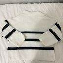 H&M Striped Quarter Zip Sweater Photo 1