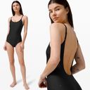 Lululemon  Waterside Black One-Piece Swimsuit B/C Cup, Medium Bum Coverage - S Photo 1