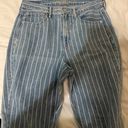 American Eagle Outfitters Striped Mom Jeans Photo 1