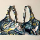 Modcloth  Blue Marble Swirl Swim Top Photo 5