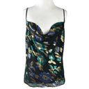 Revolve  Lovers and Friends Sleeveless Blouse Cami Metallic Floral Multi Small Photo 5