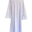 Oscar de la Renta  Pale lilac purple polyester zip front robe Size Small/Medium Photo 2