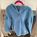 Marmot Like New  x Beth Rodden Baby Blue Fleece Zip Up Jacket size Medium Photo 2