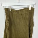 Anthropologie  Rosie Niera Green Knit Fringe Skirt Petite Photo 5