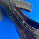 American Eagle  Black Heel Mary Jane Pumps with Buckle Size 10 Wide Photo 3