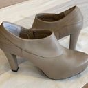 Me Too ❤️3/$20 Sale!❤️  “Laser” Beige Taupe Heeled Booties 10M Photo 0