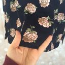 The Loft  NWT Navy Blue Rose Sheer Blouse Photo 2