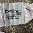 Bebe  Gray & Black Logo Band Wire Free Bra 38DD Photo 4